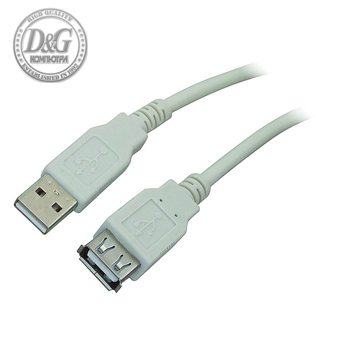 CABLE USB 2.0 EXTENSION 0.8M