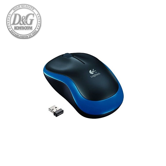 LOGITECH M185 WL/NB/BLACK+BLUE