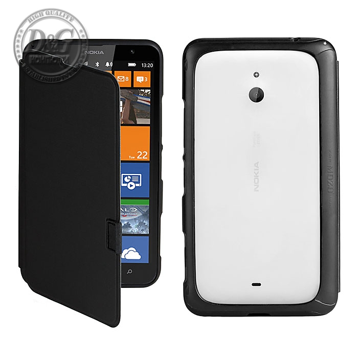 NOKIA 520 FLIP COVER BLACK