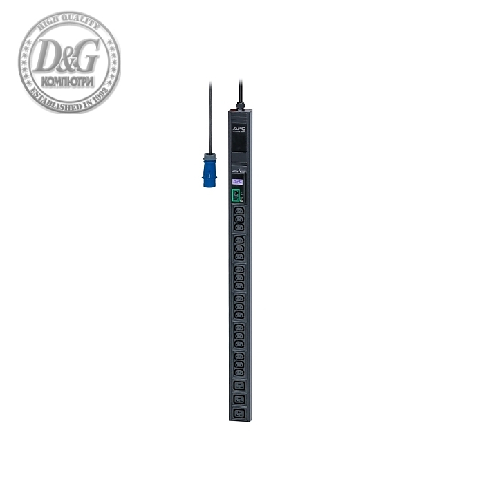 APC Easy PDU, Metered, Zero U, 16A, 230V, (18) C13 & (3) C19, IEC309