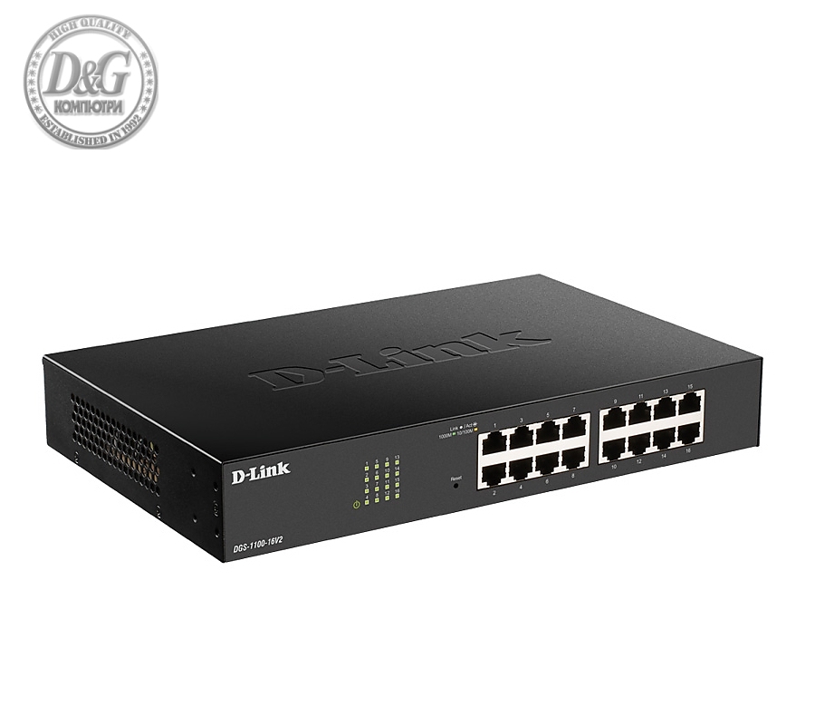 D-Link 16-Port Gigabit Smart Managed Switch