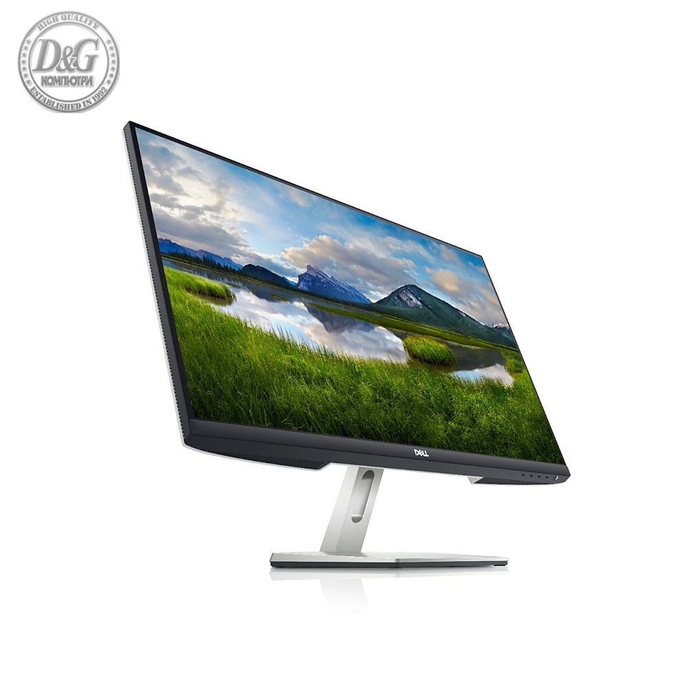 Dell S2421H, 23.8" LED edgelight system, IPS AG, FullHD 1920x1080, AMD FreeSync, 75Hz, 4ms, 1000:1, 250 cd/m2, HDMI, Speakers, Tilt, Black&Silver