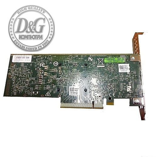 Dell Broadcom 57416 Dual Port 10Gb Base-T PCIe Adapter Full Height Customer Install