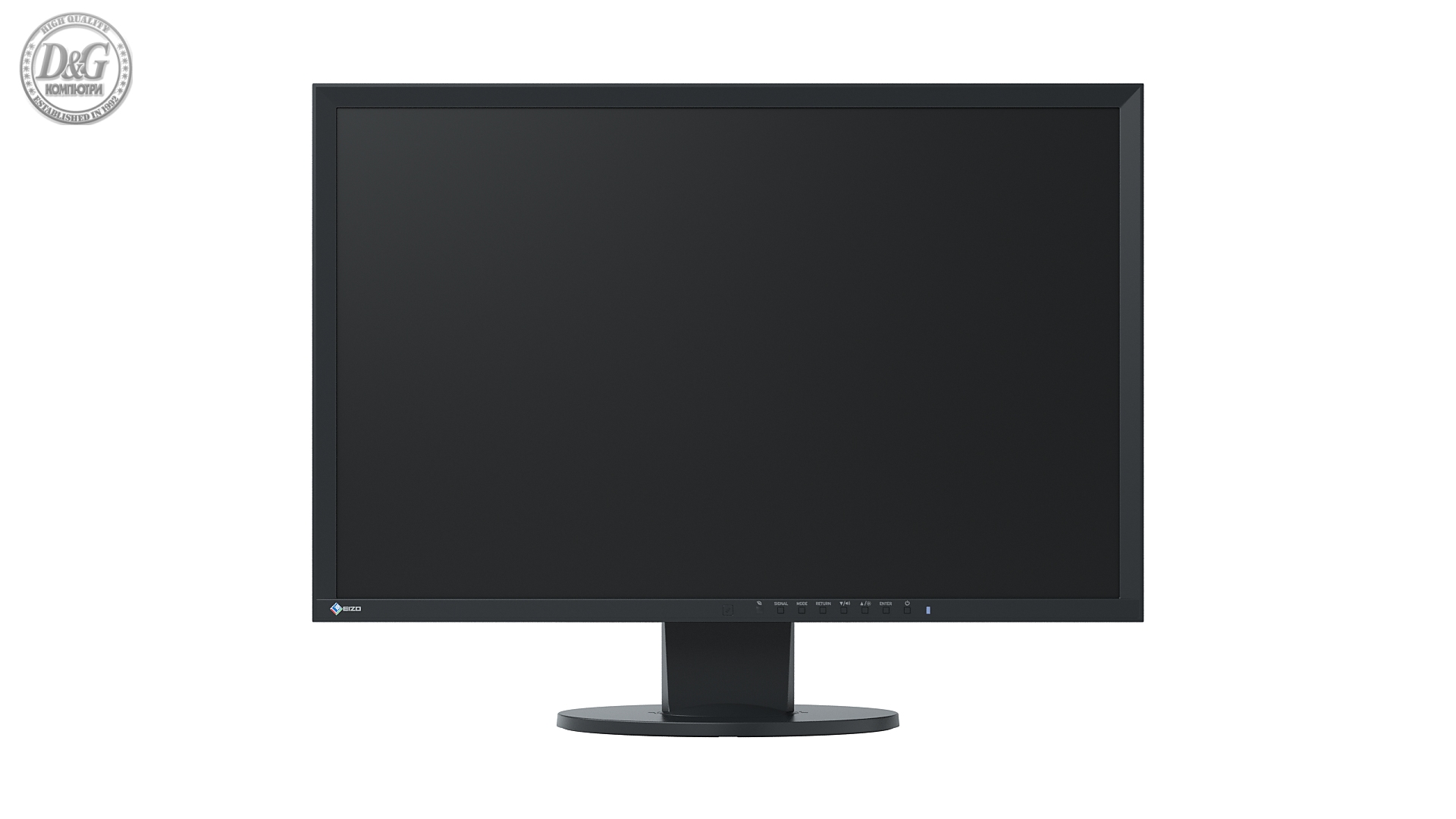 Монитор EIZO FlexScan EV2430, IPS, 24 inch, Wide, UXGA, DVI-D, DisplayPort, D-Sub, USB Hub, Черен