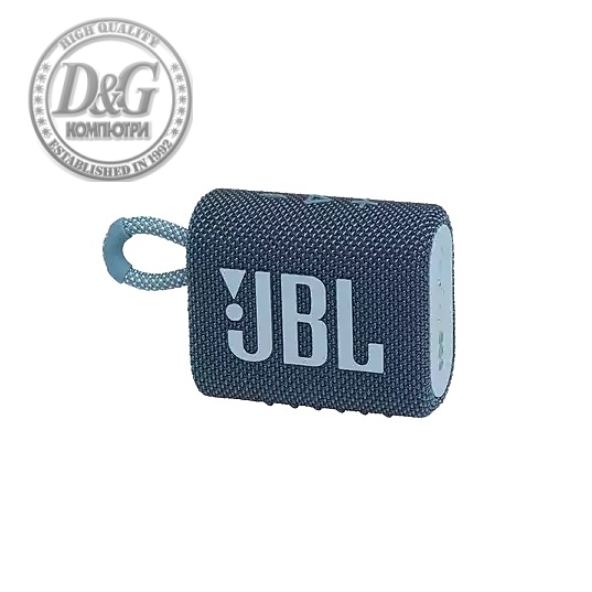 JBL GO 3 BLU Portable Waterproof Speaker