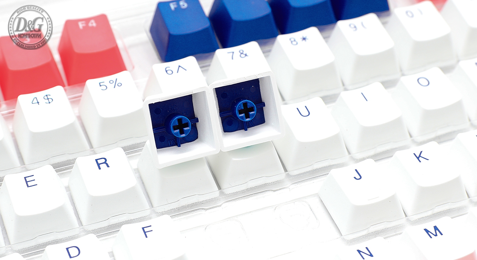 Капачки за механична клавиатура Ducky Bon Voyage 108-Keycap Set PBT Double-Shot US Layout