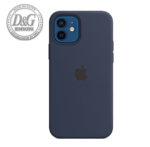 Apple iPhone 12/12 Pro Silicone Case with MagSafe - Deep Navy