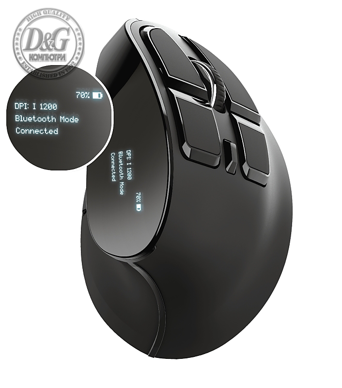 TRUST Voxx Ergonomic Wireless Rechargeable Mouse