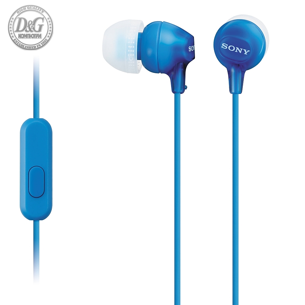 Sony Headset MDR-EX15AP blue