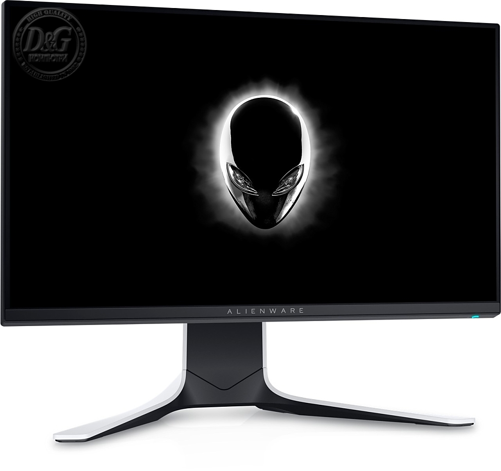 Dell Alienware AW2521HFLA, 24.5" LED Anti-Glare, IPS, 1ms GtG, AMD FreeSync Premium, G-Sync, 1000:1, 400 cd/m2, 1920x1080 FullHD at 240Hz, 99% sRGB , AMD FreeSync, HDMI, DP, USB 3.0 Hub, Height Adjustable, Pivot, Swivel, Tilt, Lunar Light