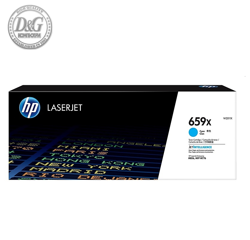 HP 659X  High Yield Cyan Original LaserJet Toner Cartridge