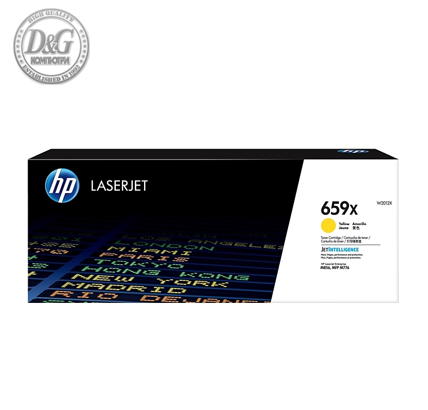 HP 659X  High Yield Yellow Original LaserJet Toner Cartridge