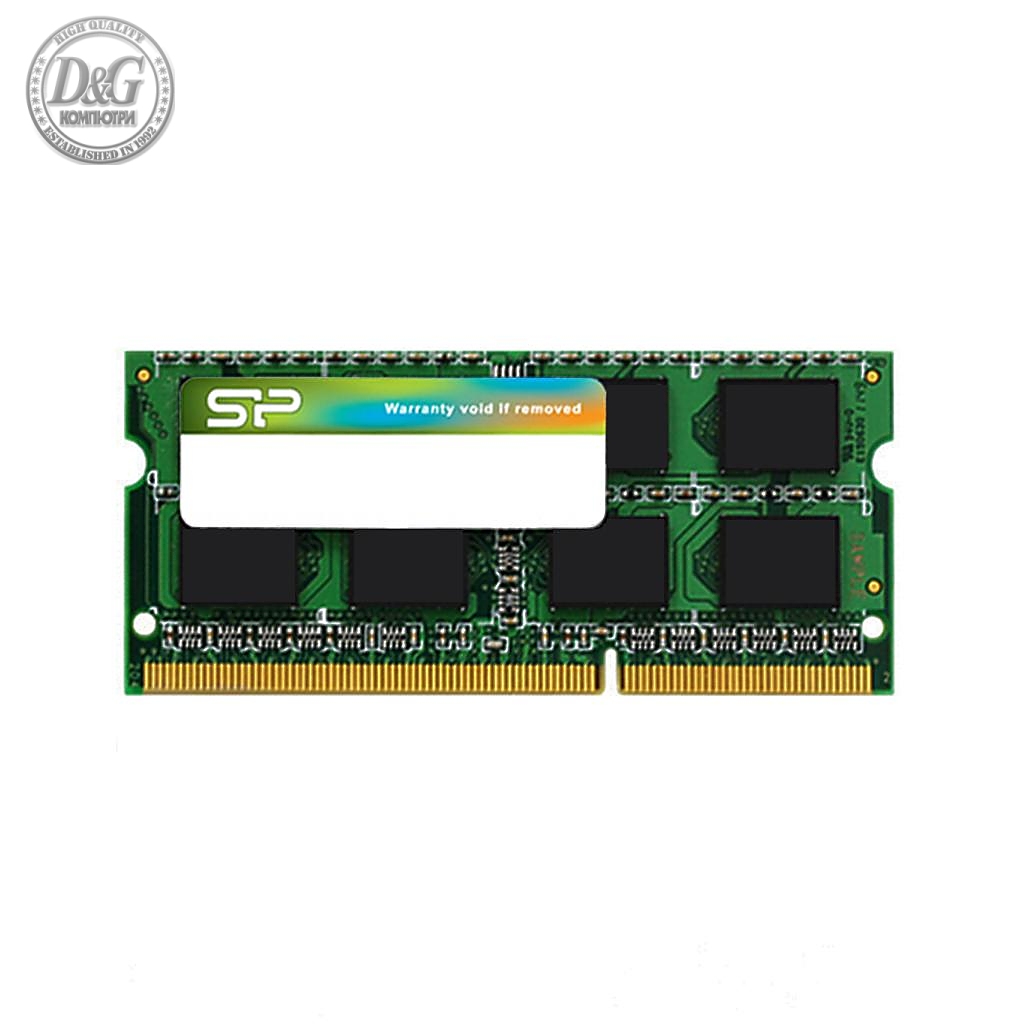 Памет Silicon Power 4GB SODIMM DDR3L PC4-12800 1600MHz CL11 SP004GLSTU160N02