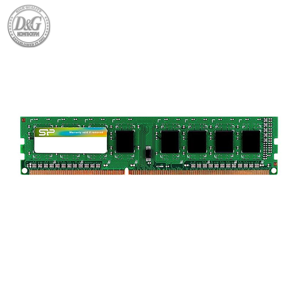 Памет Silicon Power 4GB DDR3 PC3-12800 1600MHz CL11 SP004GBLTU160N02