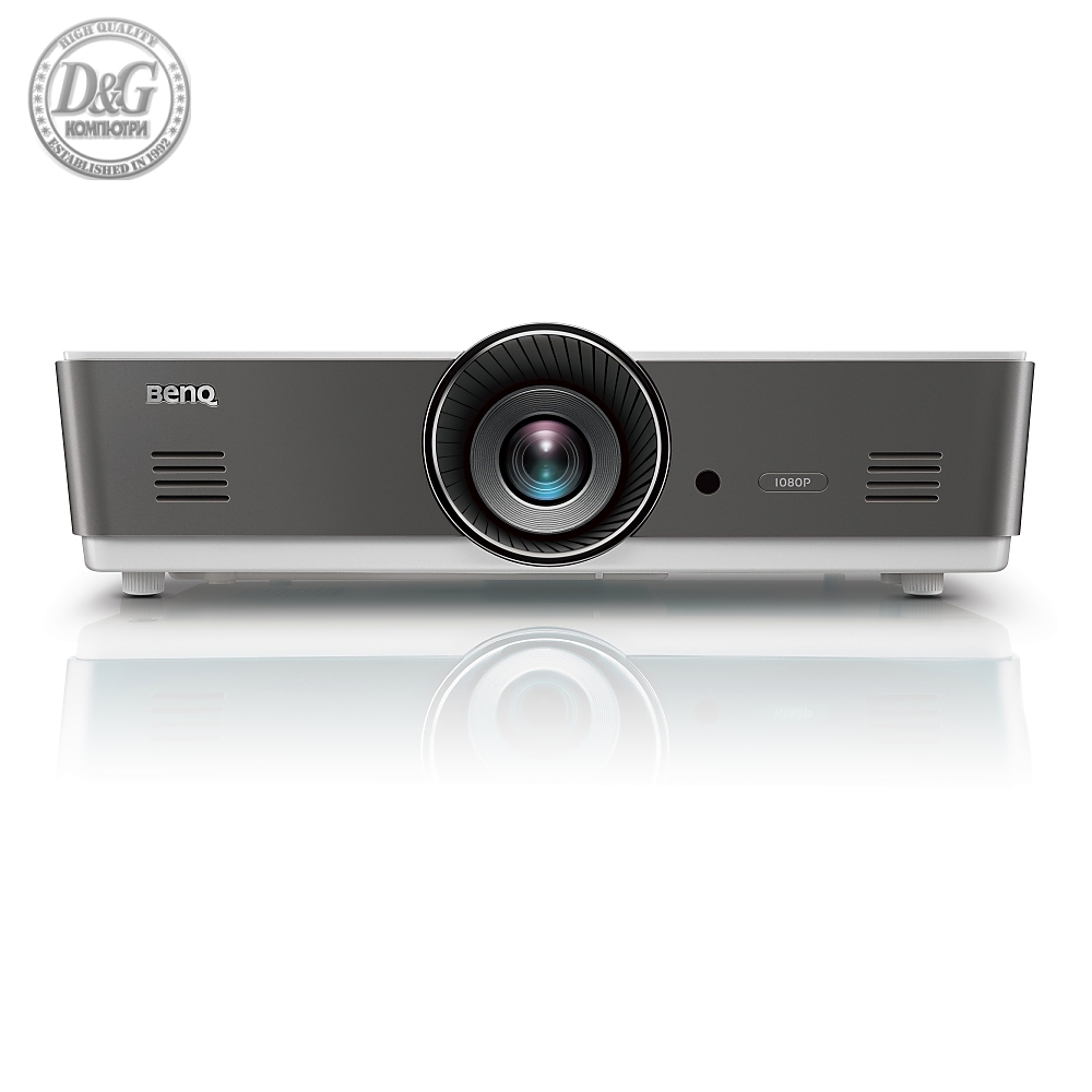 BenQ MH760, DLP, 1080p (1920x1080), 3 000:1, 5000 ANSI Lumens, VGA, HDMI, RCA, LAN, Speakers 2x10W, 3D Ready, White