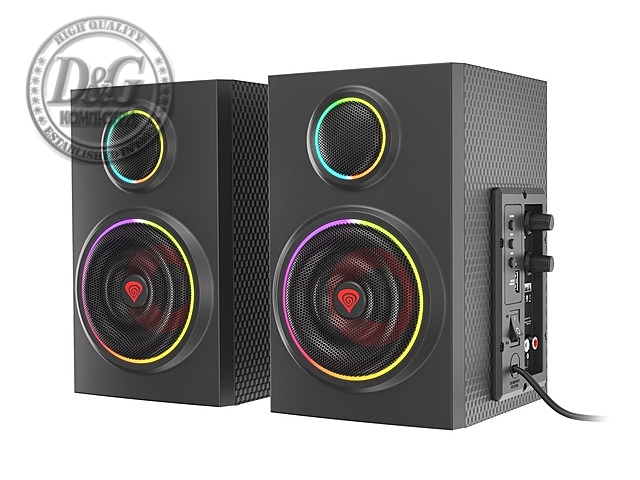 Genesis Speakers Helium 300BT 2.0 Bluetooth ARGB