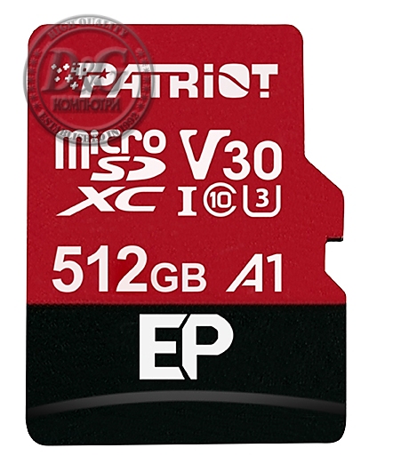 Patriot EP Series 512GB micro SDXC V30