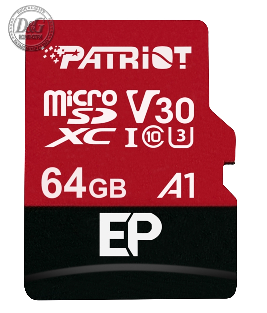 Patriot EP Series 64GB micro SDXC V30