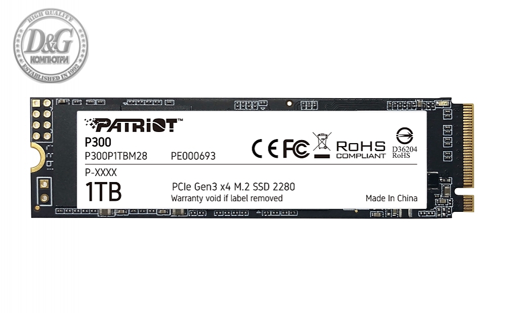 Patriot P300 1TB M.2 2280 PCIE