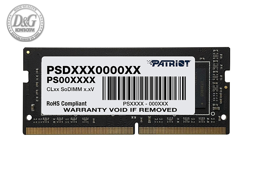 Patriot Signature SODIMM 16GB SC 2666Mhz