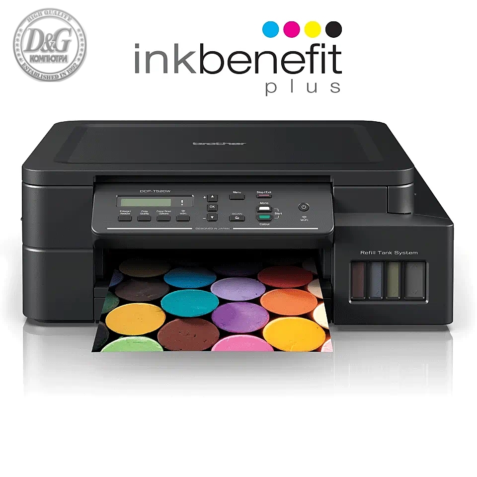 Brother DCP-T520W Inkbenefit Plus Multifunctional