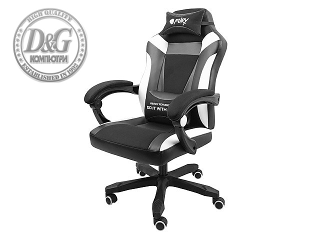 Fury Gaming Chair Avenger M+ Black-White