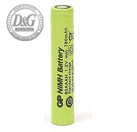 Акумулаторна Батерия R03 AAA 80AAH-B  800mAh NiMH 1 бр. BULK  Industrial GP