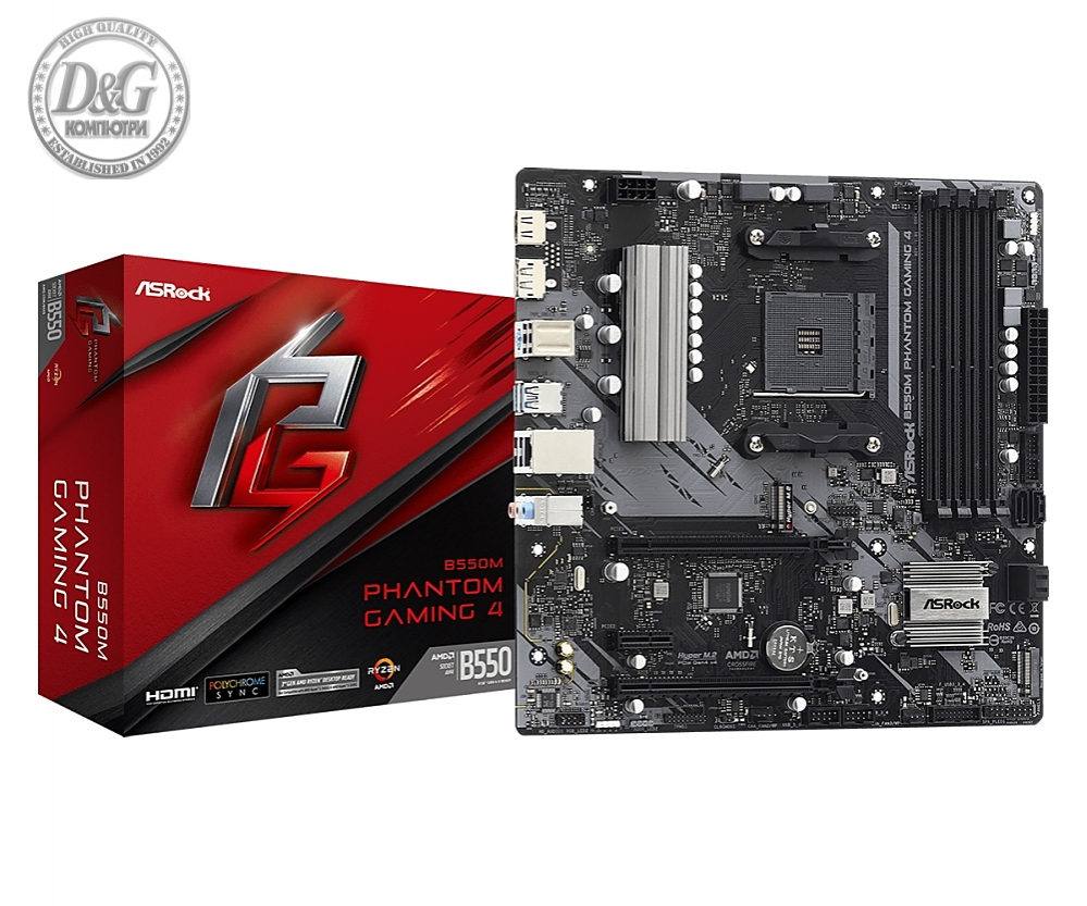 Asrock B550M Phantom Gaming 4