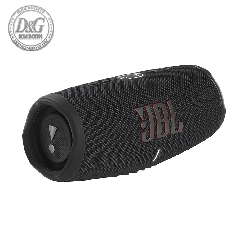 JBL CHARGE 5 BLACK Bluetooth Portable Waterproof Speaker with Powerbank