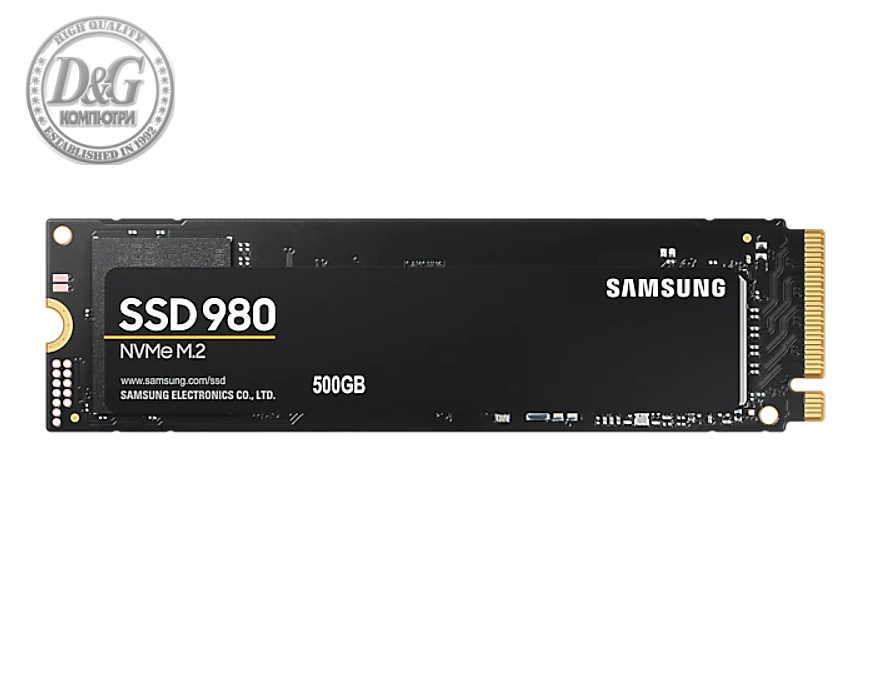 Solid State Drive (SSD) SAMSUNG 980 M.2 Type 2280 500GB PCIe Gen3x4 NVMe, V8V500BW