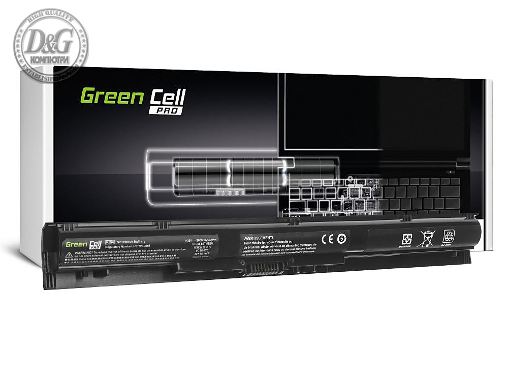 Батерия за лаптоп GREEN CELL, HP Pavilion 14-AB 15-AB 15-AK 17-G LB6S, 14.8V, 2600mAh