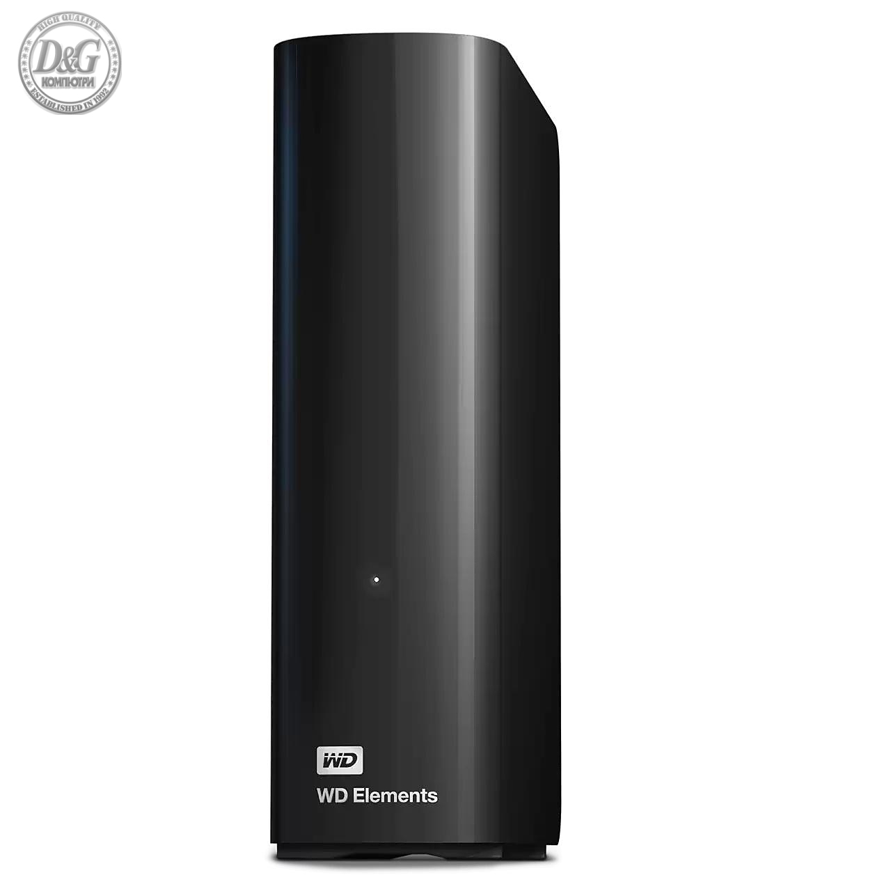 Външен хард диск Western Digital Elements Portable, 10TB, 3.5&quot;, USB 3.0, Черен