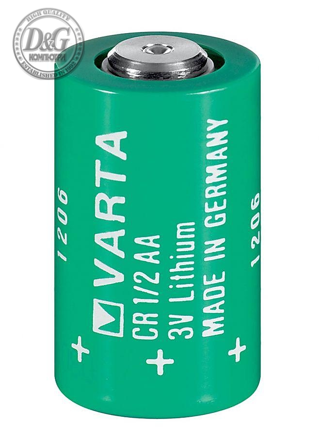 Литиева батерия CR-1/2AA  3V  1000mAh  VARTA