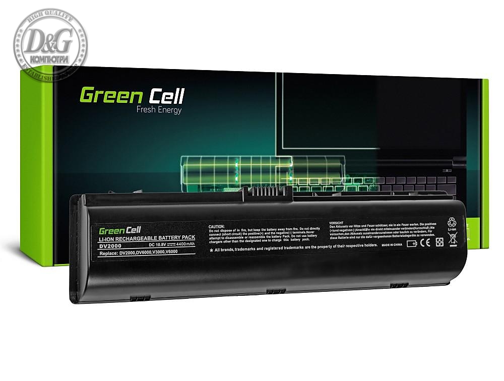 Батерия  за лаптоп HP Pavilion DV2000 DV6000 DV6500 DV6700 / 11,1V 4400mAh   GREEN CELL