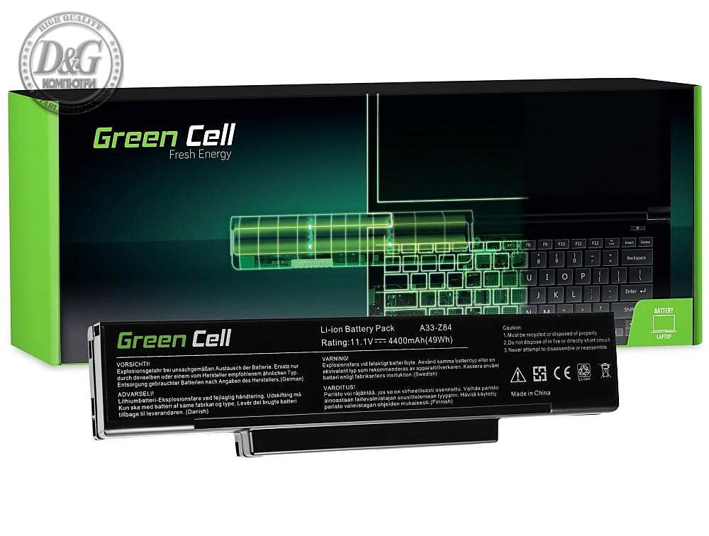 Батерия  за лаптоп Asus A9 S9 S96 Z62 Z9 Z94 Z96 / 11,1V 4400mAh GREEN CELL