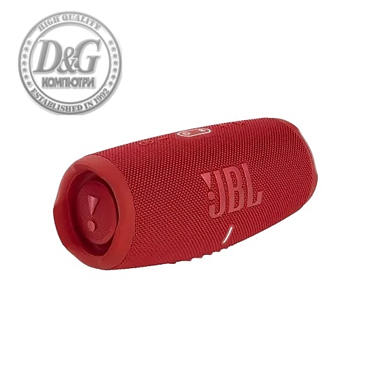 JBL CHARGE 5 RED Bluetooth Portable Waterproof Speaker with Powerbank