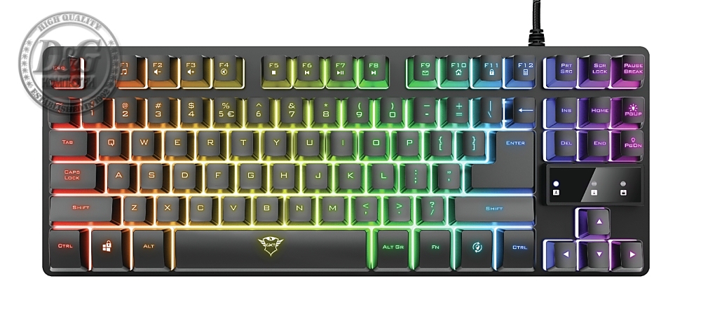 TRUST GXT 833 Thado TKL Gaming Keyboard US