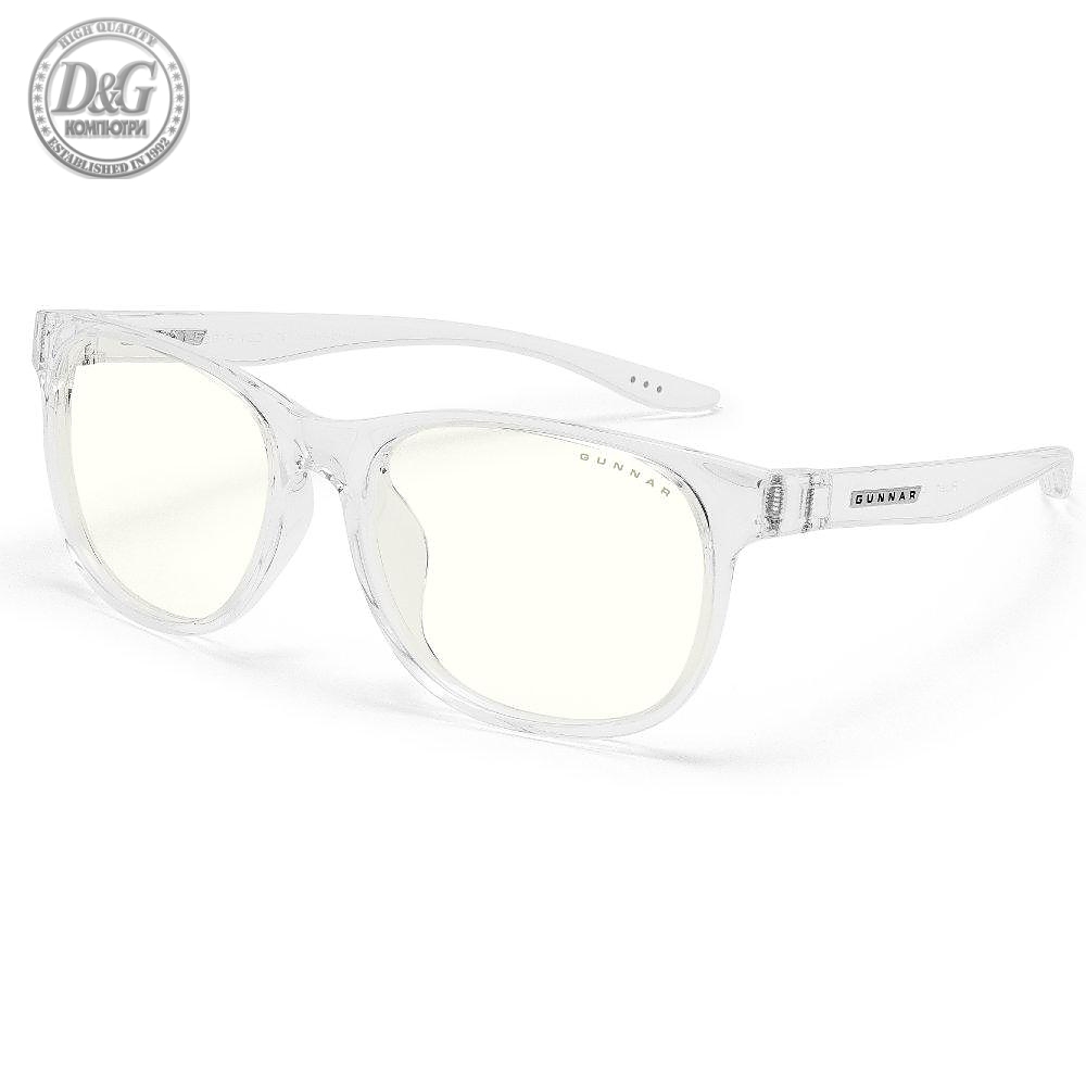 Детски компютърни очила GUNNAR Rush Kids 12+, Clear Natural, Кристал