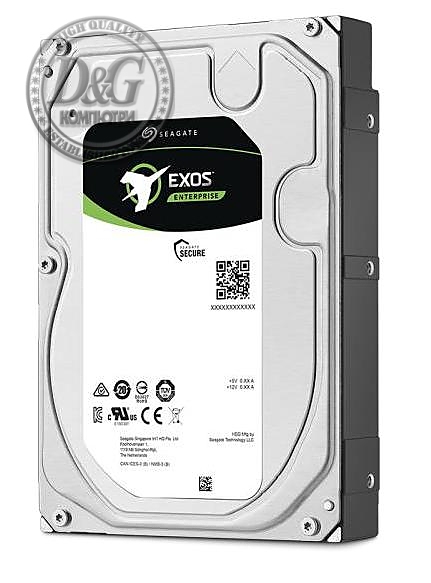 Хард диск SEAGATE Enterprise Exos, 8TB, 256MB, SATA 6.0Gb/s, 7200rpm, ST8000NM000A