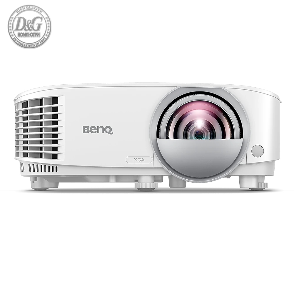 BenQ MX825STH, Short Throw, 81"@1m, XGA 1024X768, 3500 AL, 20000:1, VGA, RCA, S-Video, 2xHDMI, Audio In/Out, Speaker 10W, USB (Type A) x1, LAN (RJ45) x1, 2.6 Kg, IEC62368, Optional interactive kit(PW02/PT12)