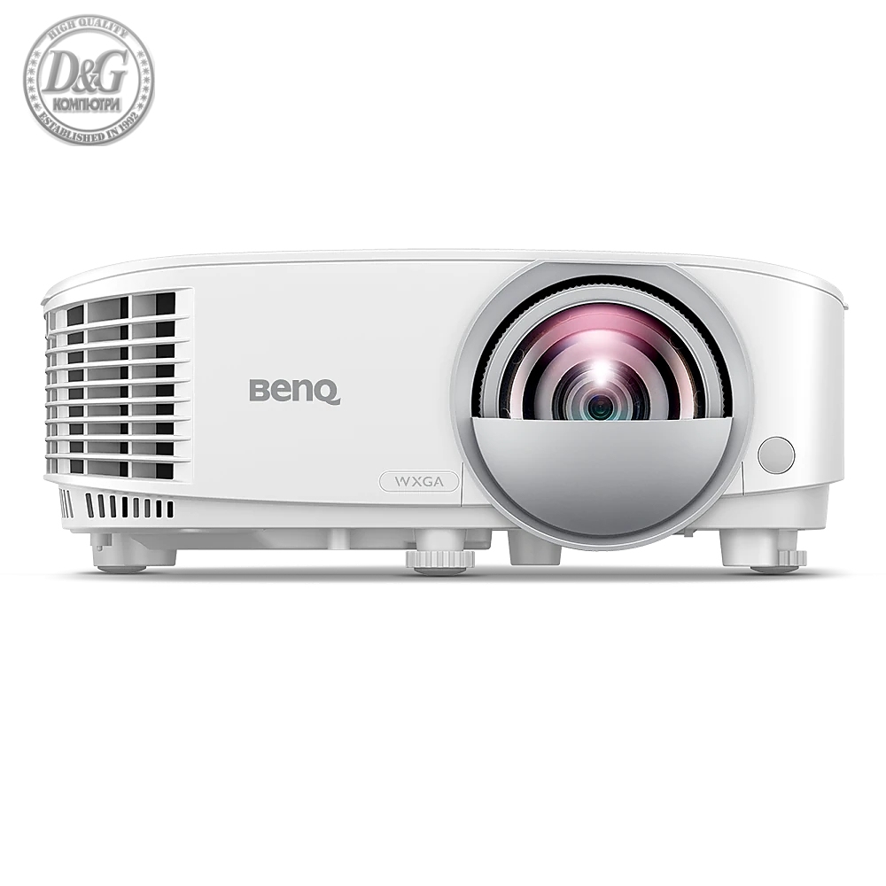 BenQ MW826STH, Short Throw, 87"@1m, WXGA 1280x800, 3500 AL, 20000:1, VGA, RCA, S-Video, 2xHDMI, Audio In/Out, Speaker 10W, USB (Type A) x1, LAN (RJ45) x1, IEC62368, Optional interactive kit(PW02/PT12)