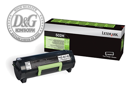 Lexmark 50F2H00 MS/MX310, 312, 315, 410, 415, 510, 511, 610, 611 Return Programme 5K Toner Cartridge