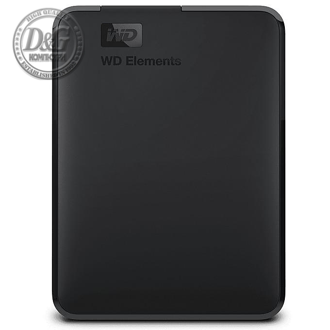 Външен хард диск Western Digital Elements Portable, 5TB, 2.5&quot;, USB 3.0, Черен