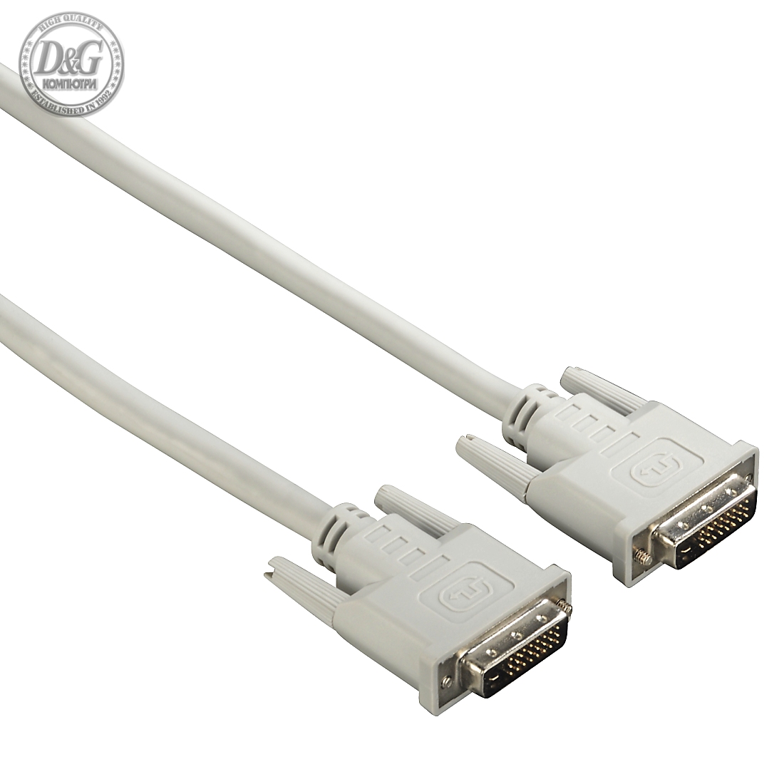 Кабел HAMA DVI-D Dual Link мъжко - мъжко, 1.5 м