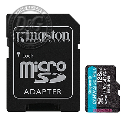 128GB SDMIC KINGST CANVAS GO+