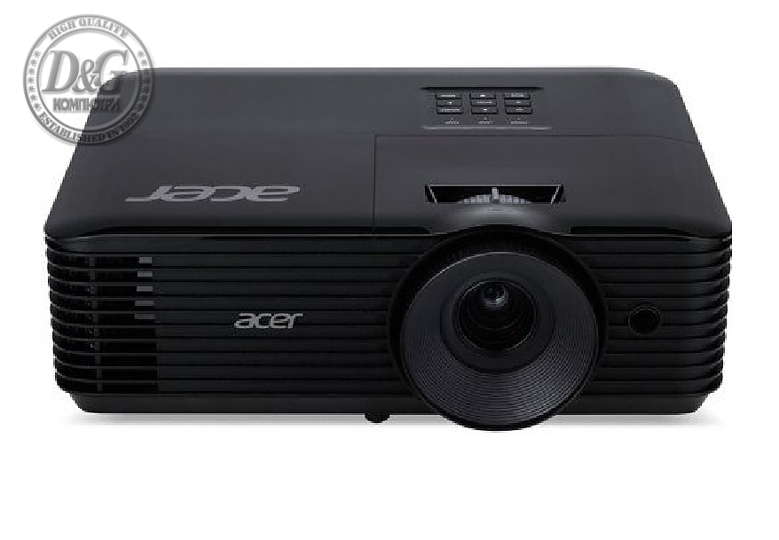 Acer Projector X1228H, DLP, XGA (1024x768), 4800 ANSI Lm, 20 000:1, 3D, Auto keystone, HDMI, VGA in/out, RCA, RS232, Audio in/out, DC Out (5V/1A), 3W Speaker, 2.7kg, Black