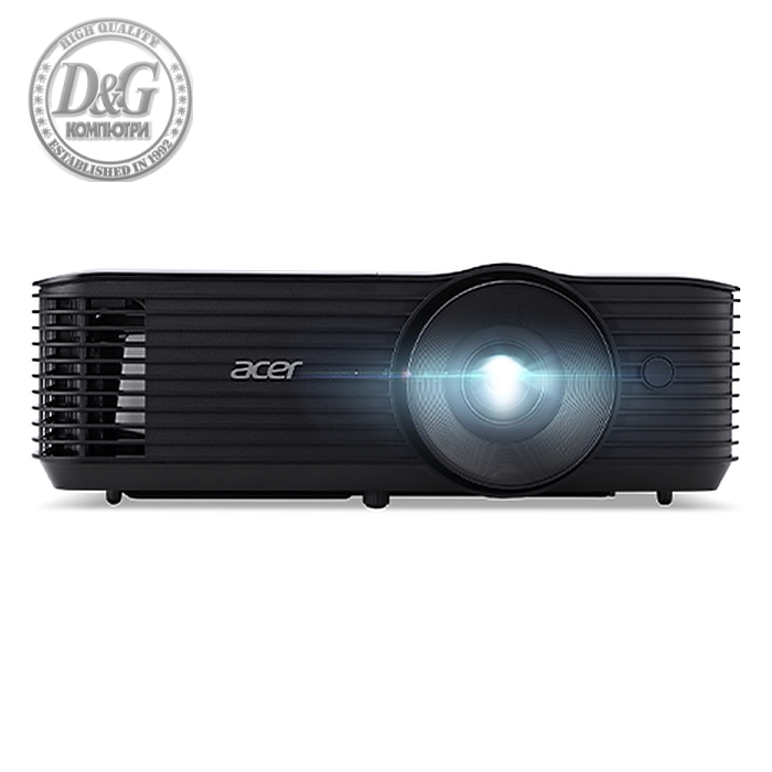 Acer Projector X1128i, DLP, SVGA (800 x 600), 4800 ANSI Lm, 20 000:1, 3D, Auto keystone, Wireless dongle included, 24/7 operation, Wifi, HDMI, VGA in, RCA, RS232, Audio in/out, DC Out (5V/1A), 3W Speaker, 2.7kg, Black