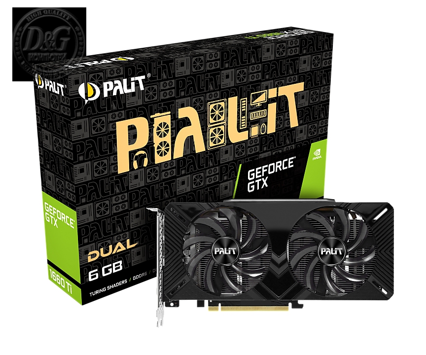 PALIT GTX1660TI DUAL 6G GDR6