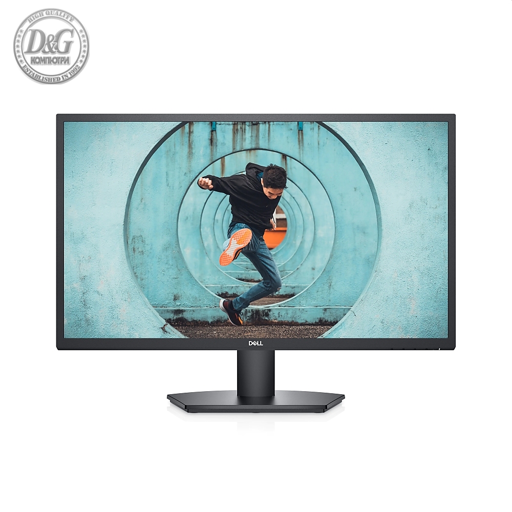 Dell SE2722H, 27" LED, VA Anti-Glare, FullHD 1920x1080, 75 Hz, 5ms, 3000:1 DCR, 250 cd/m2, AMD FreeSync, ComfortView, HDMI, VGA, Tilt, Black