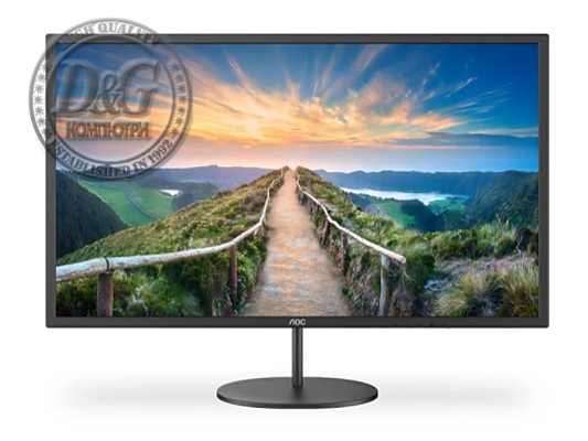 AOC Q32V4, 31.5" IPS WLED, 2560x1440@75Hz, 4ms GTG, 250cd/m2, 1000:1, 20M:1 DCR, Adaptive Sync, FlickerFree, Low Blue Light, 2Wx2, Tilt, HDMI, DP